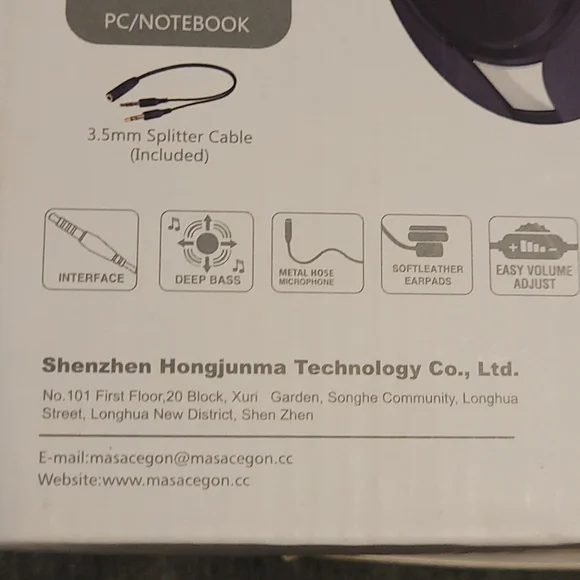 Masacegon Po Gaming Headset